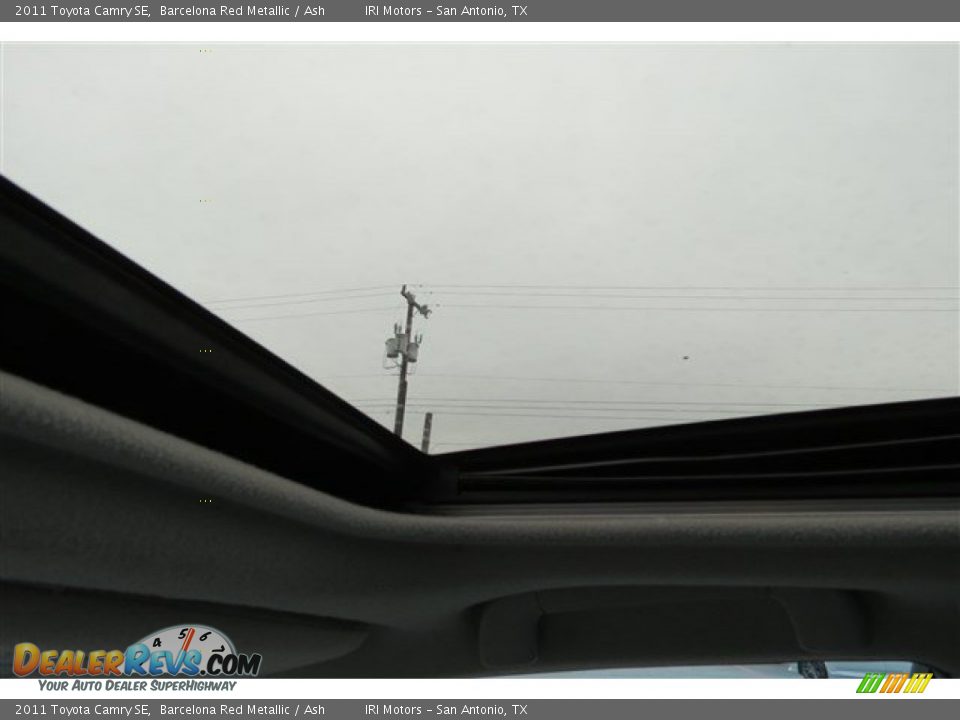 2011 Toyota Camry SE Barcelona Red Metallic / Ash Photo #17