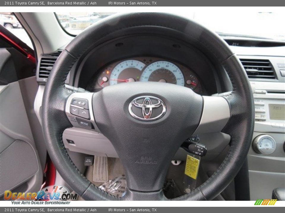 2011 Toyota Camry SE Barcelona Red Metallic / Ash Photo #18