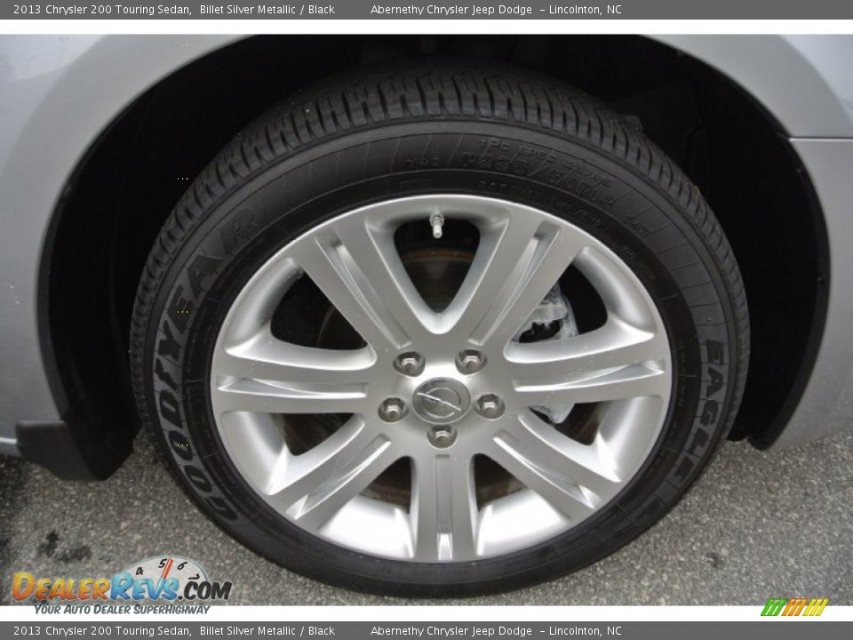 2013 Chrysler 200 Touring Sedan Billet Silver Metallic / Black Photo #23