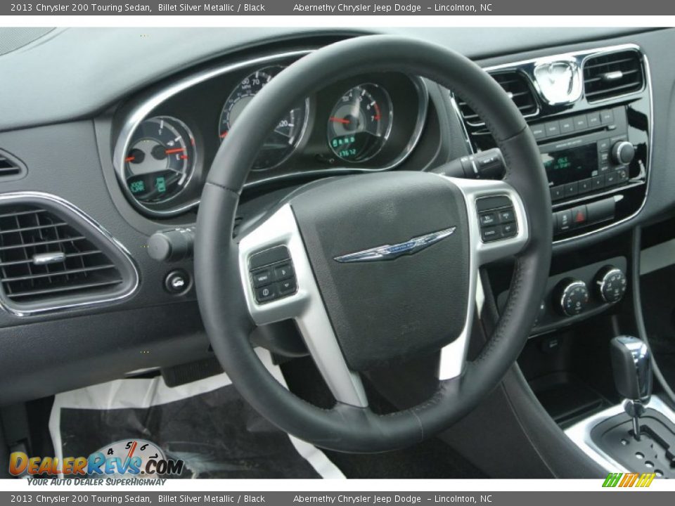 2013 Chrysler 200 Touring Sedan Billet Silver Metallic / Black Photo #25