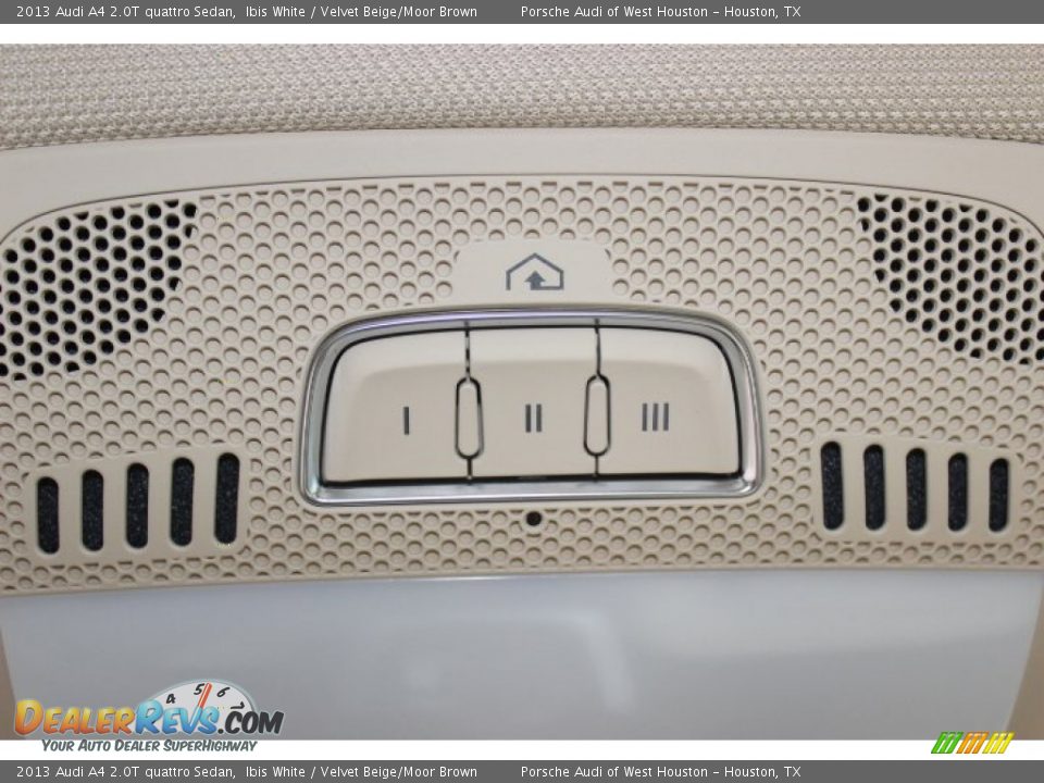 2013 Audi A4 2.0T quattro Sedan Ibis White / Velvet Beige/Moor Brown Photo #19