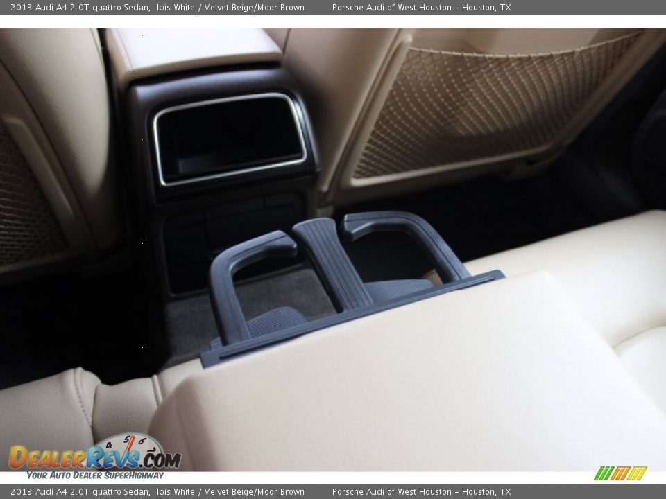 2013 Audi A4 2.0T quattro Sedan Ibis White / Velvet Beige/Moor Brown Photo #29