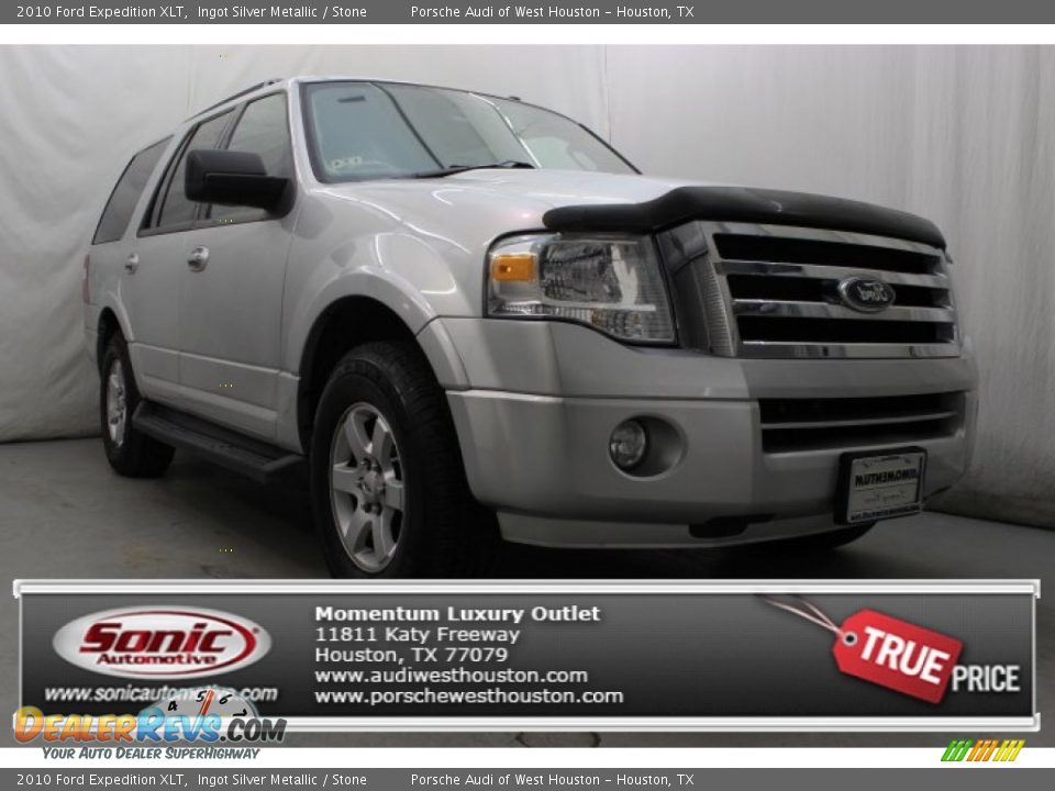 2010 Ford Expedition XLT Ingot Silver Metallic / Stone Photo #1