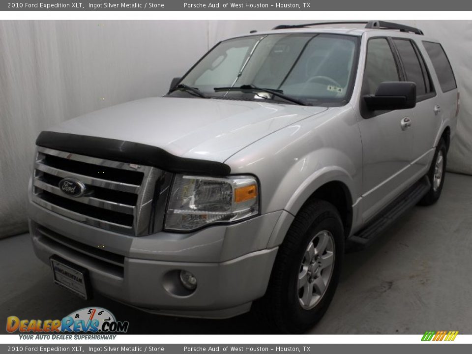2010 Ford Expedition XLT Ingot Silver Metallic / Stone Photo #3