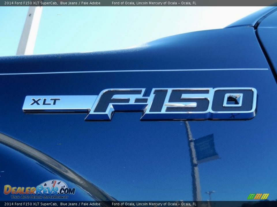 2014 Ford F150 XLT SuperCab Blue Jeans / Pale Adobe Photo #5