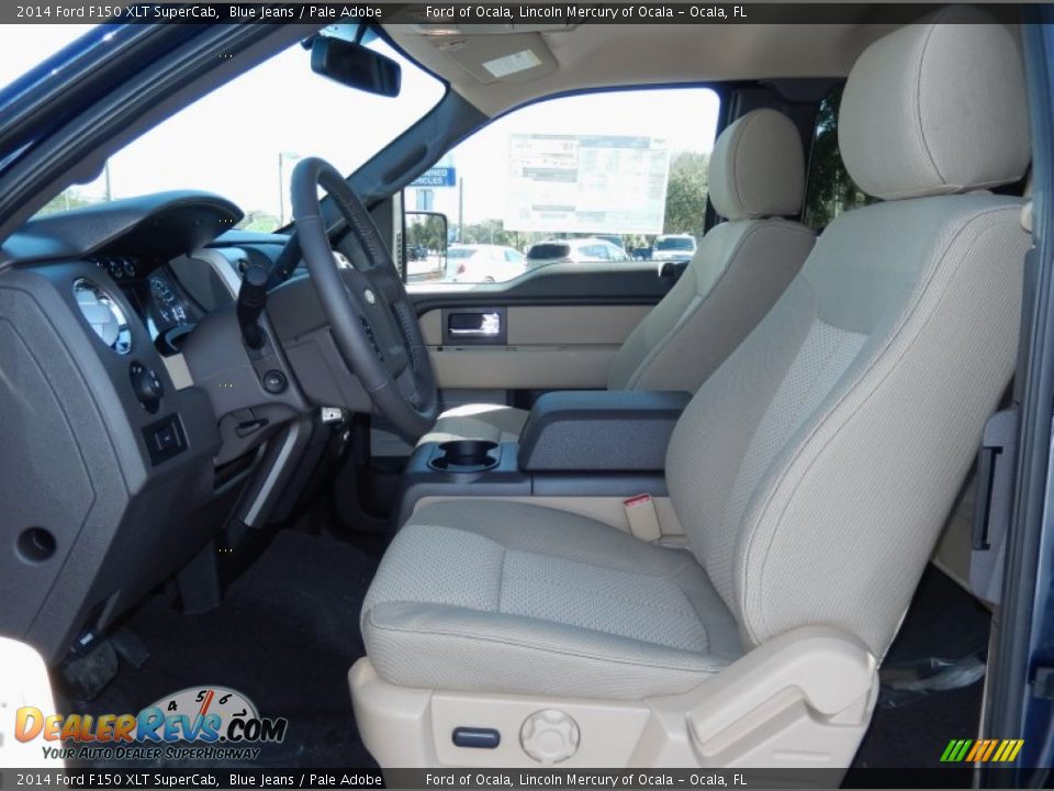2014 Ford F150 XLT SuperCab Blue Jeans / Pale Adobe Photo #6