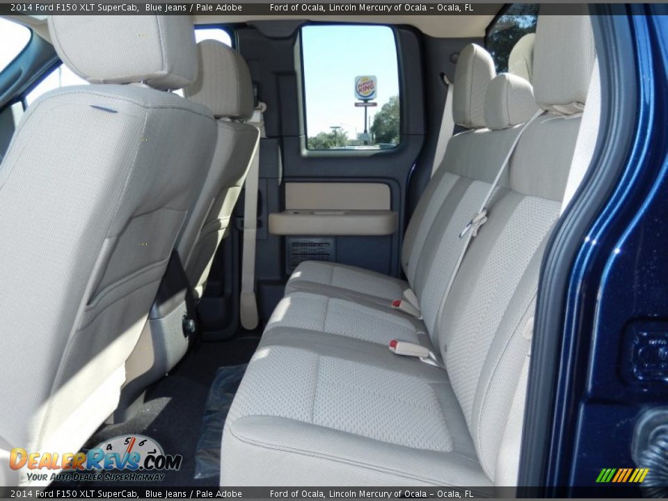 2014 Ford F150 XLT SuperCab Blue Jeans / Pale Adobe Photo #7