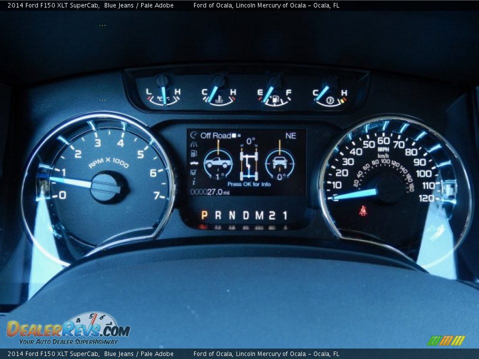 2014 Ford F150 XLT SuperCab Blue Jeans / Pale Adobe Photo #9