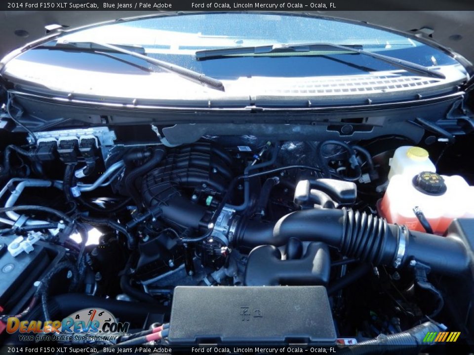 2014 Ford F150 XLT SuperCab Blue Jeans / Pale Adobe Photo #11