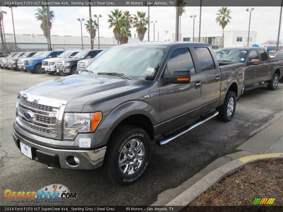 2014 Ford F150 XLT SuperCrew 4x4 Sterling Grey / Steel Grey Photo #2