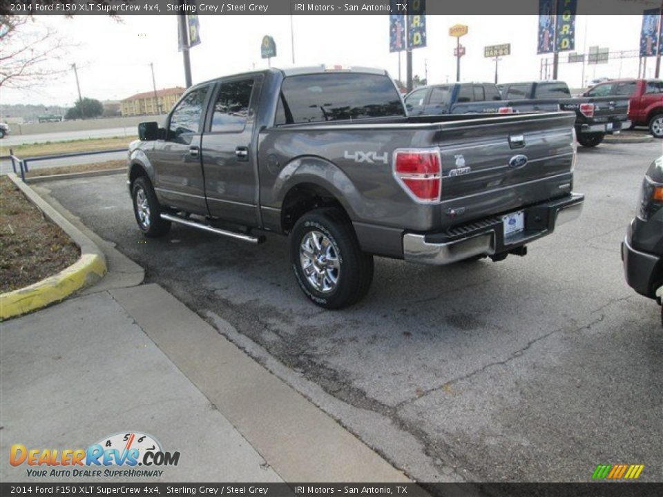 2014 Ford F150 XLT SuperCrew 4x4 Sterling Grey / Steel Grey Photo #5