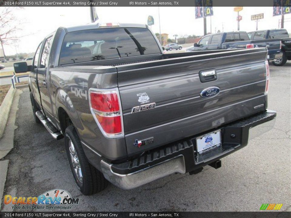 2014 Ford F150 XLT SuperCrew 4x4 Sterling Grey / Steel Grey Photo #6