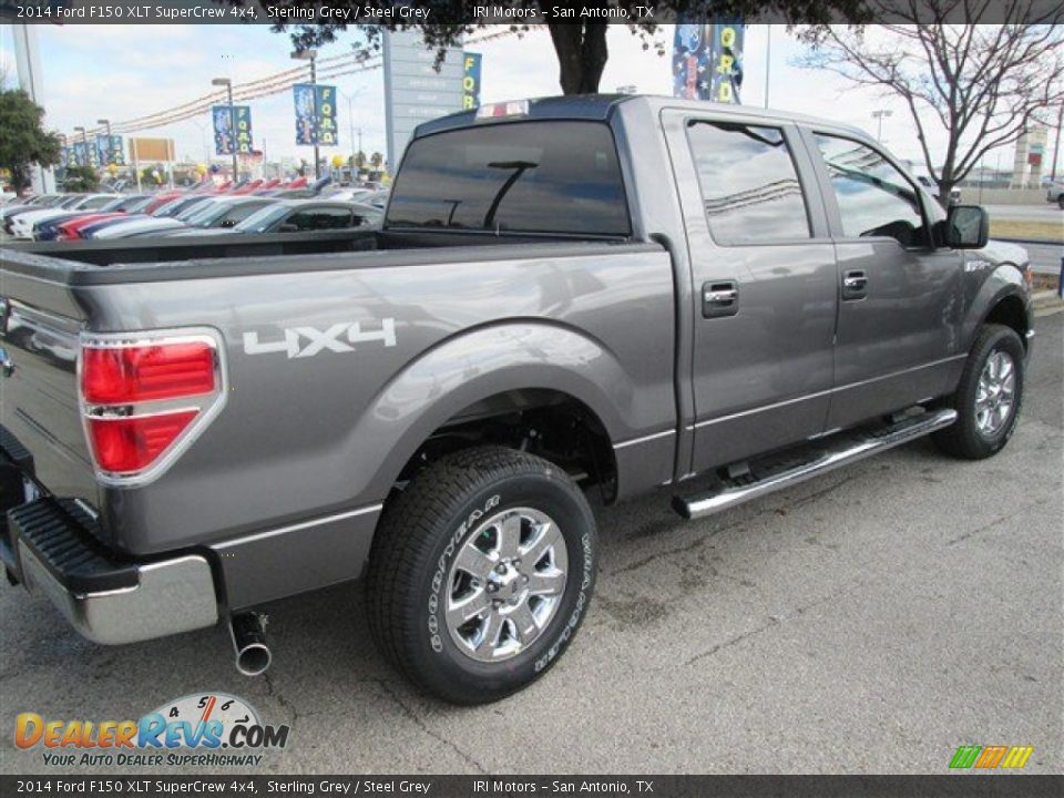 2014 Ford F150 XLT SuperCrew 4x4 Sterling Grey / Steel Grey Photo #7