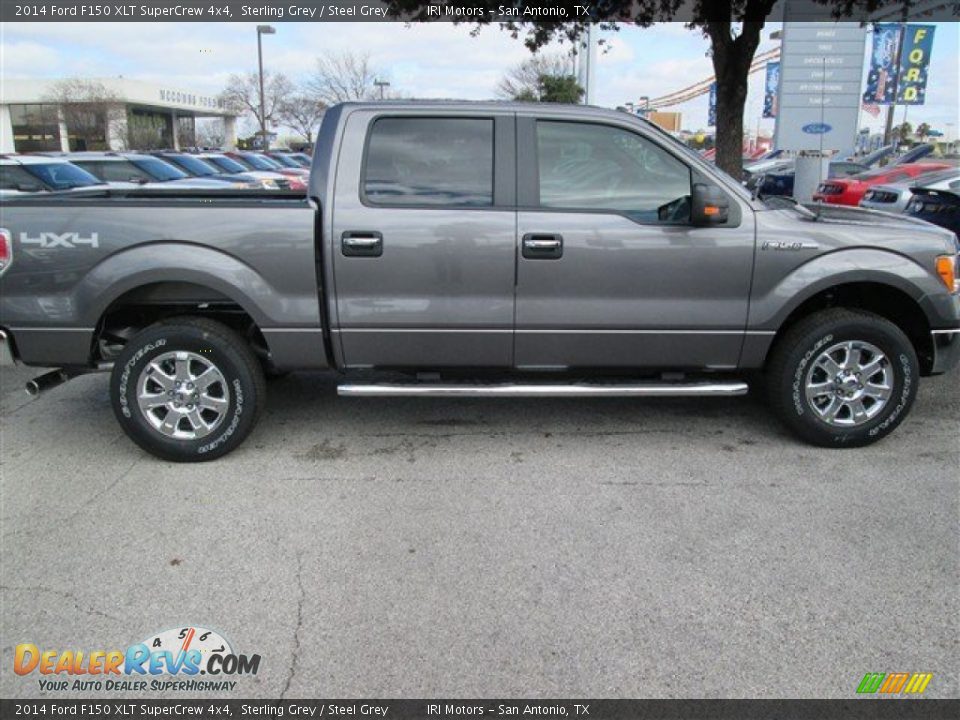 2014 Ford F150 XLT SuperCrew 4x4 Sterling Grey / Steel Grey Photo #8