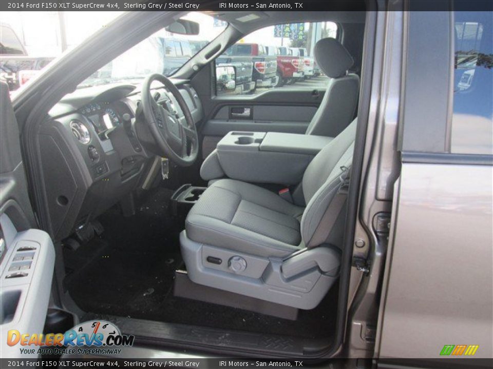 2014 Ford F150 XLT SuperCrew 4x4 Sterling Grey / Steel Grey Photo #10