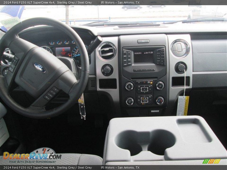 2014 Ford F150 XLT SuperCrew 4x4 Sterling Grey / Steel Grey Photo #11