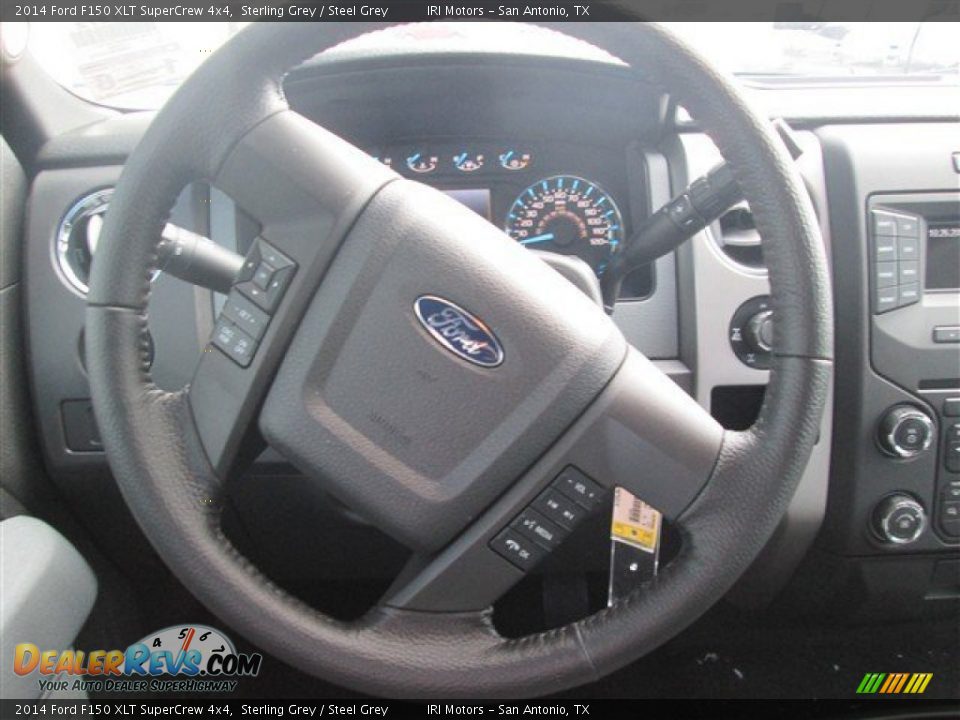 2014 Ford F150 XLT SuperCrew 4x4 Sterling Grey / Steel Grey Photo #12