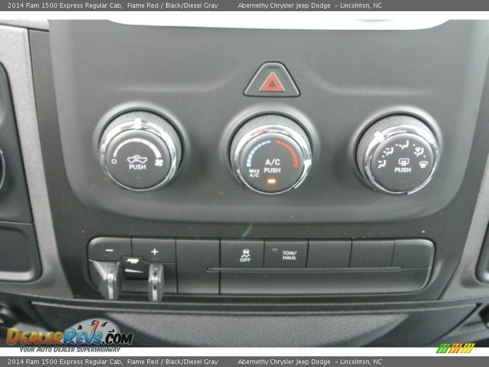 2014 Ram 1500 Express Regular Cab Flame Red / Black/Diesel Gray Photo #13