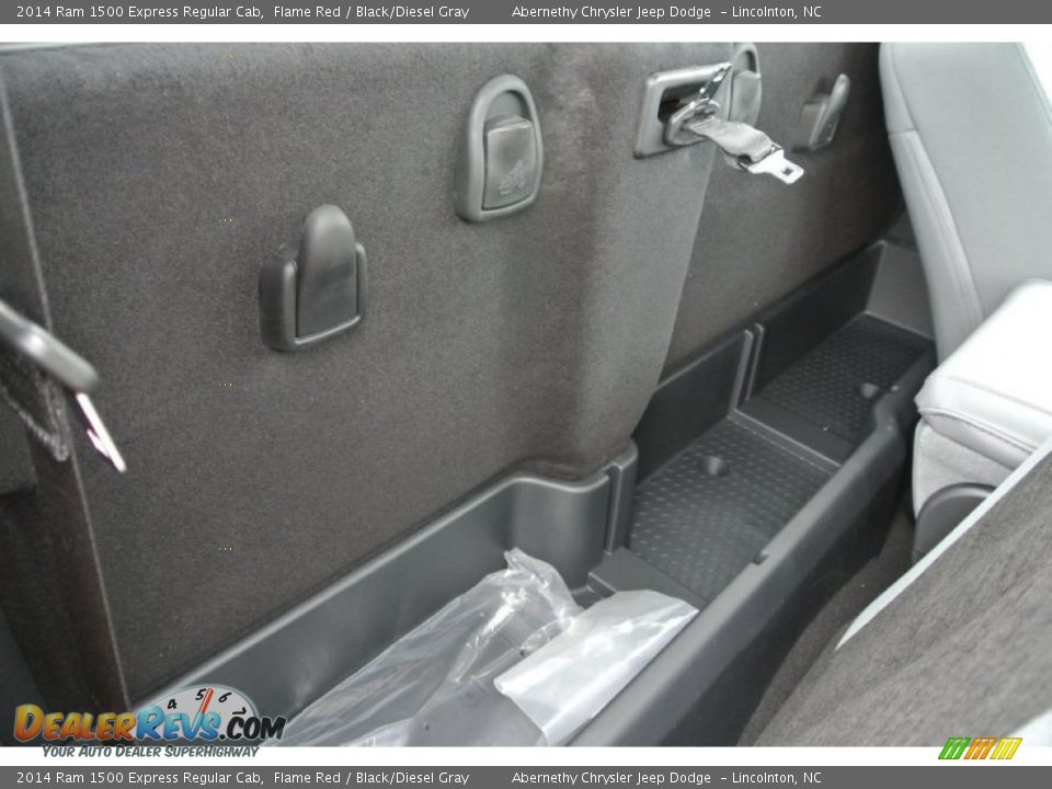 2014 Ram 1500 Express Regular Cab Flame Red / Black/Diesel Gray Photo #20