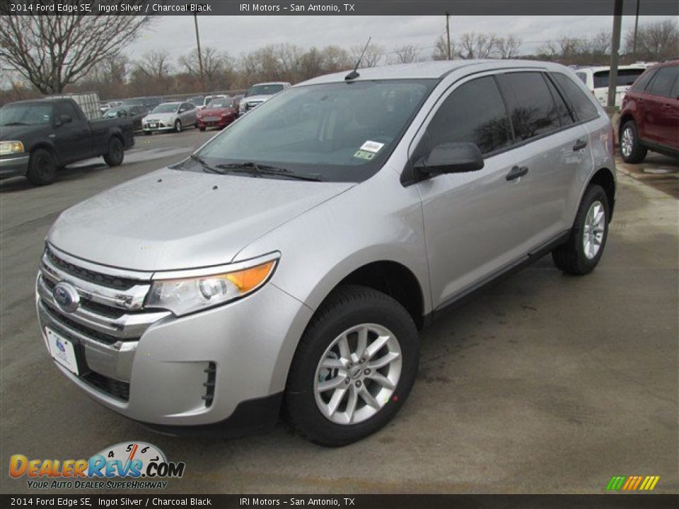 2014 Ford Edge SE Ingot Silver / Charcoal Black Photo #2