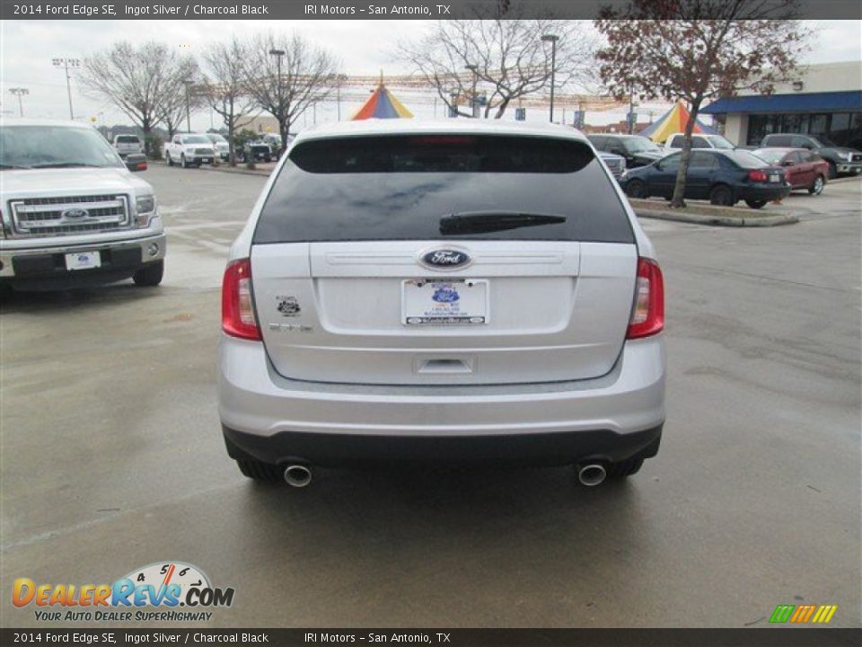 2014 Ford Edge SE Ingot Silver / Charcoal Black Photo #5