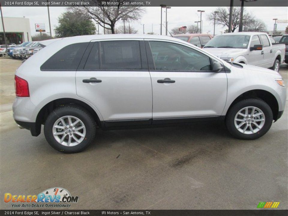 2014 Ford Edge SE Ingot Silver / Charcoal Black Photo #7
