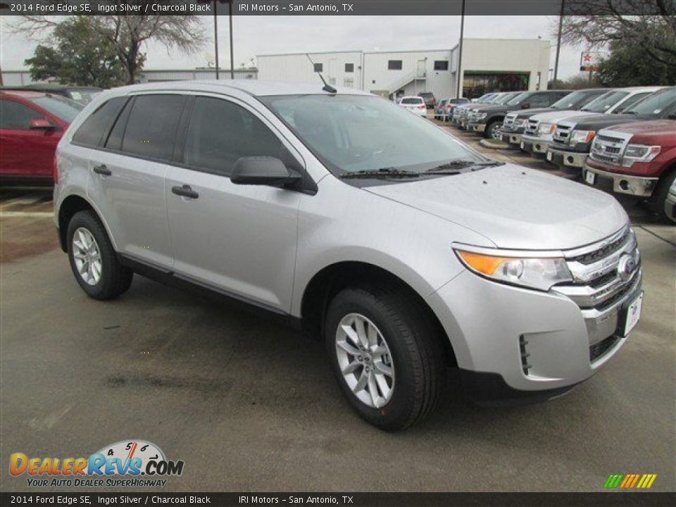 2014 Ford Edge SE Ingot Silver / Charcoal Black Photo #8