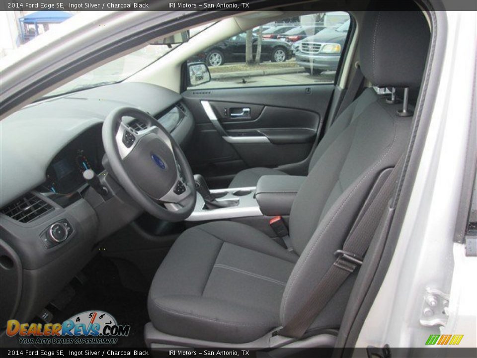 2014 Ford Edge SE Ingot Silver / Charcoal Black Photo #10