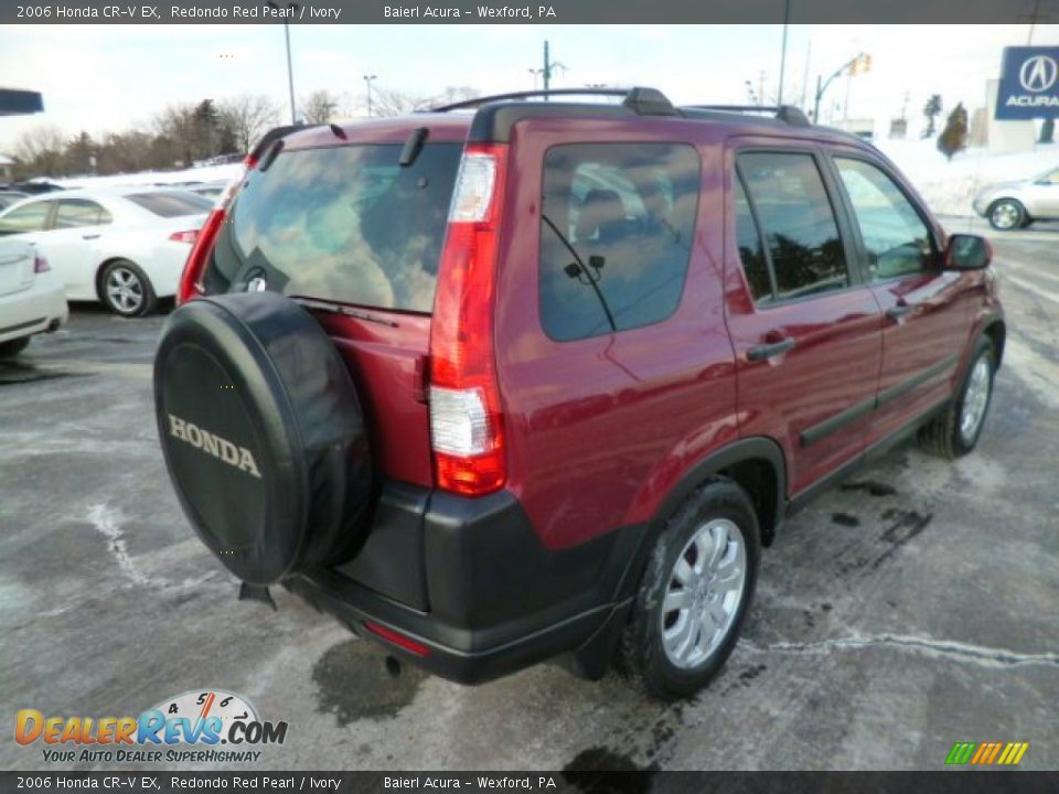 2006 Honda CR-V EX Redondo Red Pearl / Ivory Photo #7