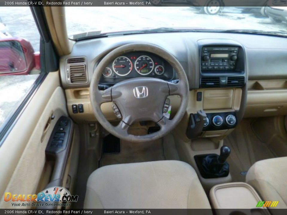 2006 Honda CR-V EX Redondo Red Pearl / Ivory Photo #15
