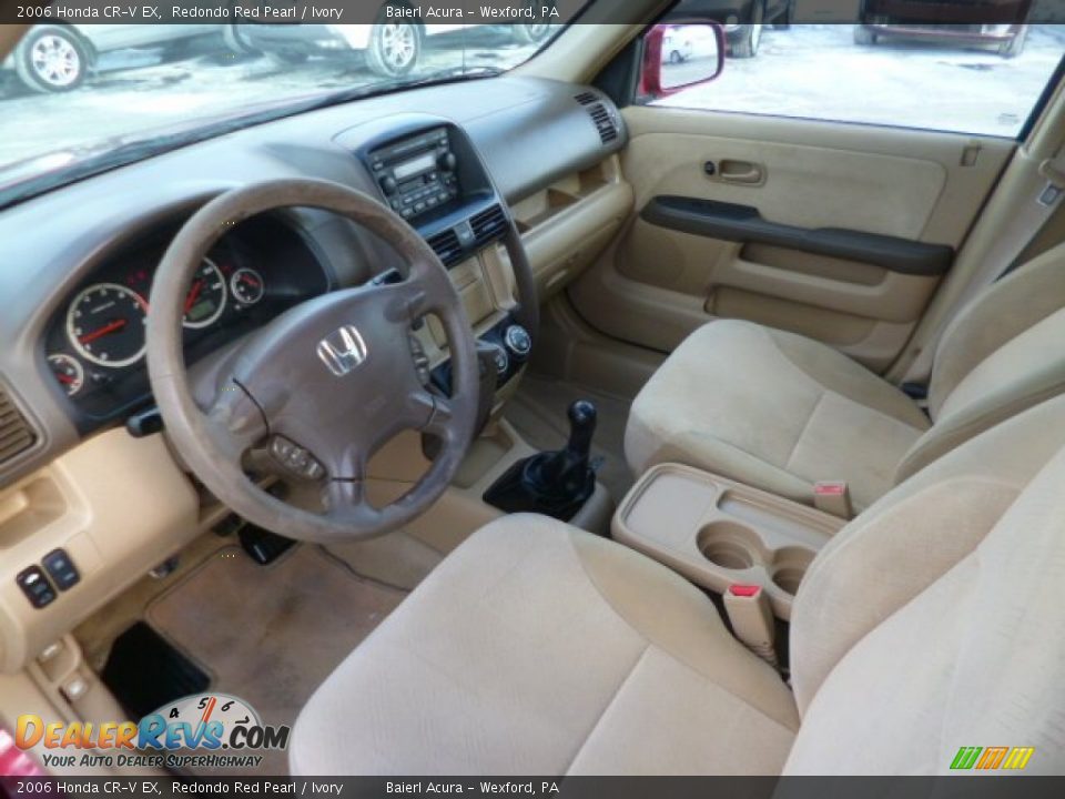 2006 Honda CR-V EX Redondo Red Pearl / Ivory Photo #17