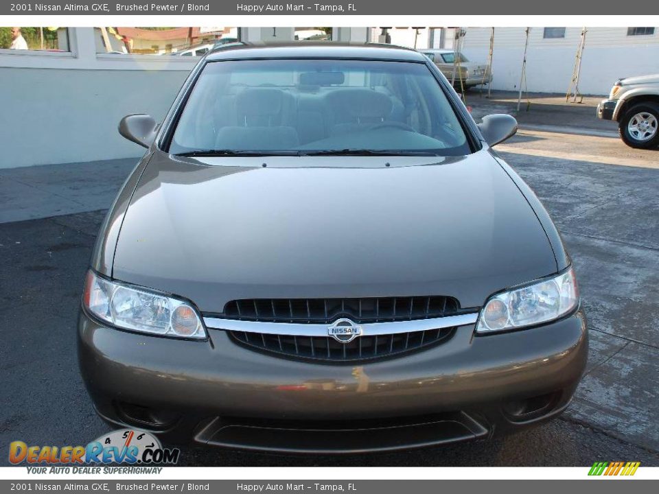 2001 Nissan Altima GXE Brushed Pewter / Blond Photo #3