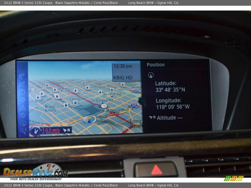 2012 BMW 3 Series 328i Coupe Black Sapphire Metallic / Coral Red/Black Photo #23