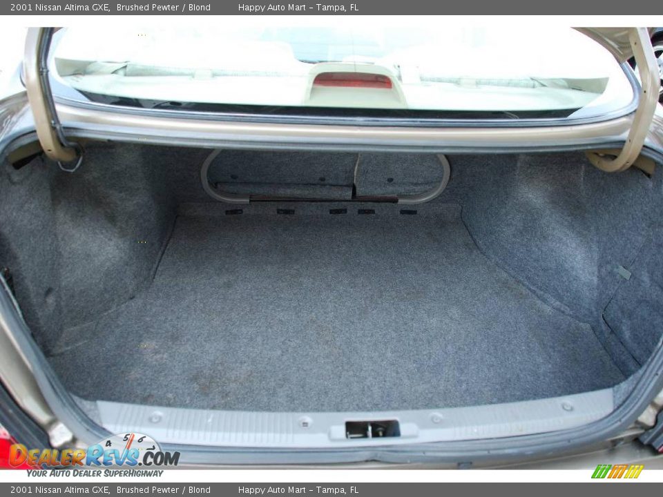2001 Nissan Altima GXE Brushed Pewter / Blond Photo #18