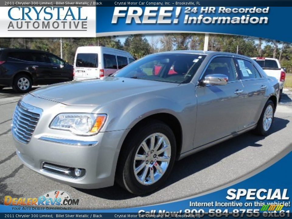 2011 Chrysler 300 Limited Billet Silver Metallic / Black Photo #1