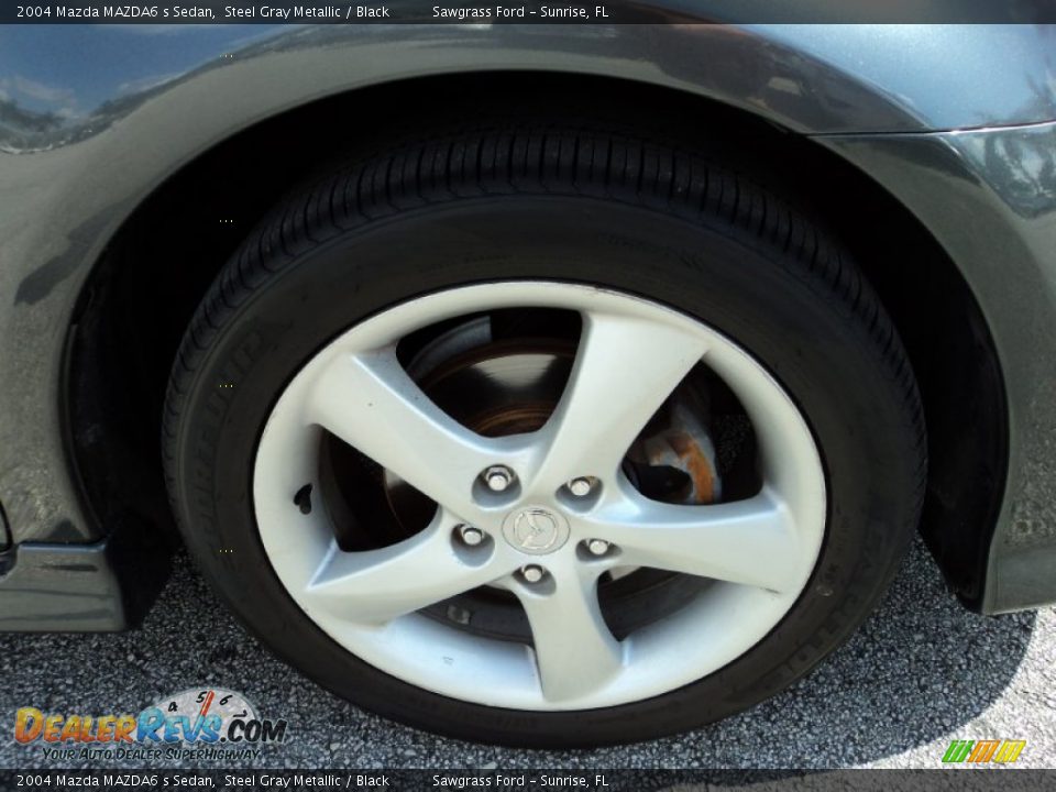 2004 Mazda MAZDA6 s Sedan Steel Gray Metallic / Black Photo #3