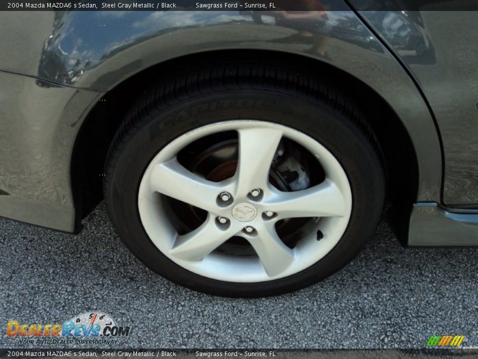 2004 Mazda MAZDA6 s Sedan Steel Gray Metallic / Black Photo #4