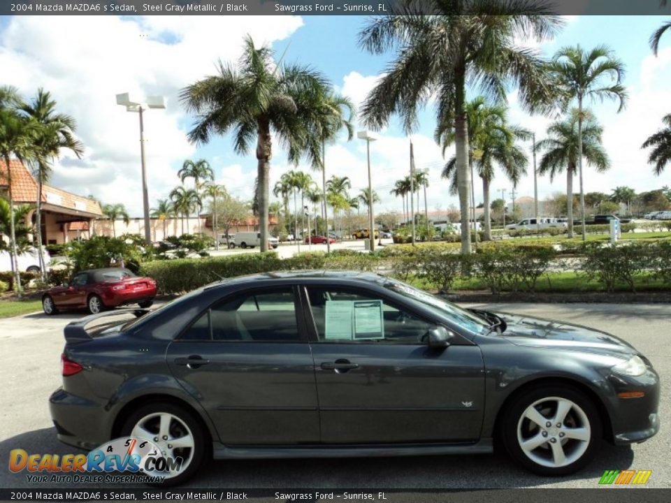2004 Mazda MAZDA6 s Sedan Steel Gray Metallic / Black Photo #5