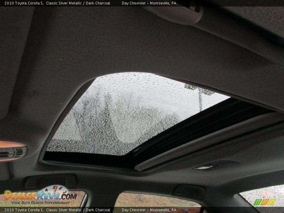 2010 Toyota Corolla S Classic Silver Metallic / Dark Charcoal Photo #11