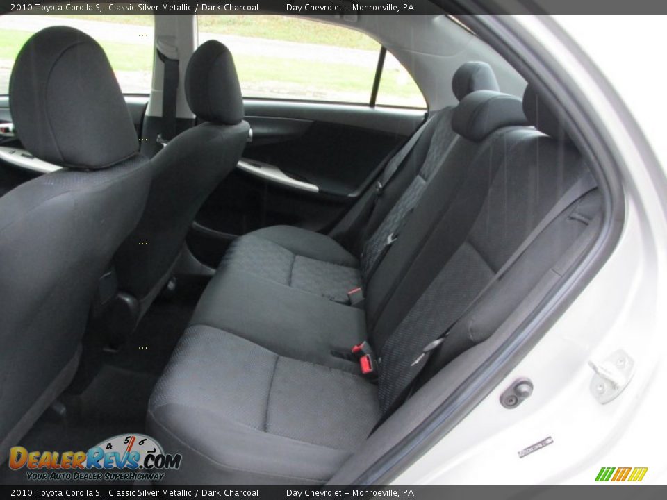 2010 Toyota Corolla S Classic Silver Metallic / Dark Charcoal Photo #13