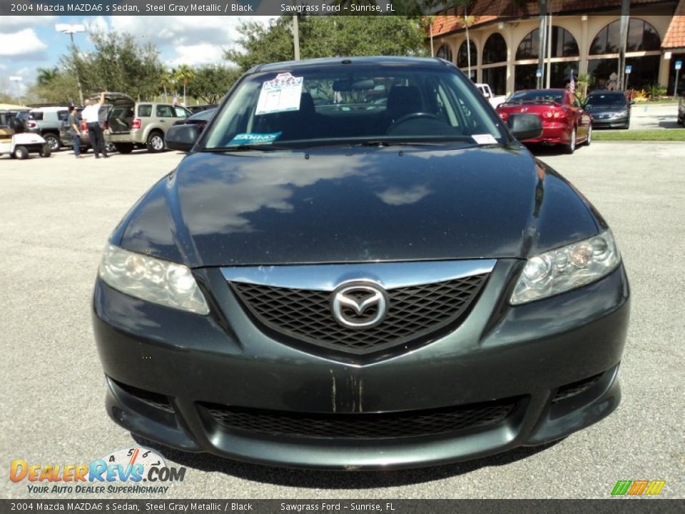 2004 Mazda MAZDA6 s Sedan Steel Gray Metallic / Black Photo #15