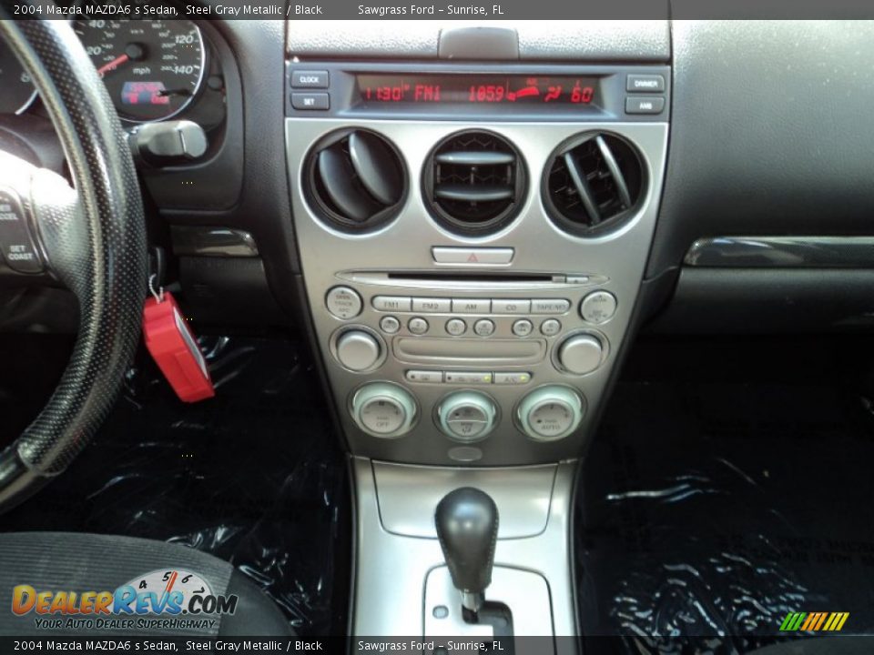 2004 Mazda MAZDA6 s Sedan Steel Gray Metallic / Black Photo #26