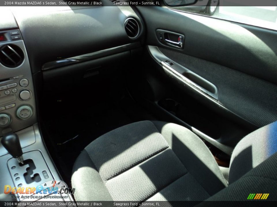 2004 Mazda MAZDA6 s Sedan Steel Gray Metallic / Black Photo #27