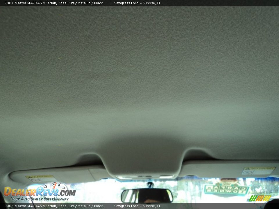 2004 Mazda MAZDA6 s Sedan Steel Gray Metallic / Black Photo #29