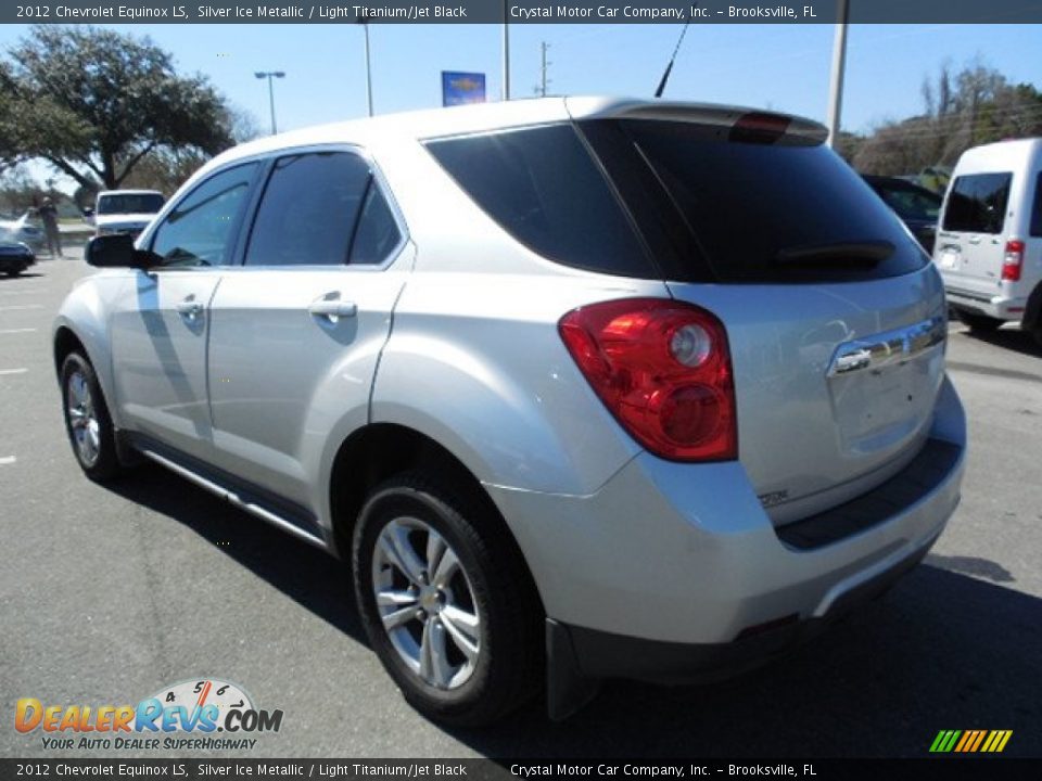 2012 Chevrolet Equinox LS Silver Ice Metallic / Light Titanium/Jet Black Photo #3