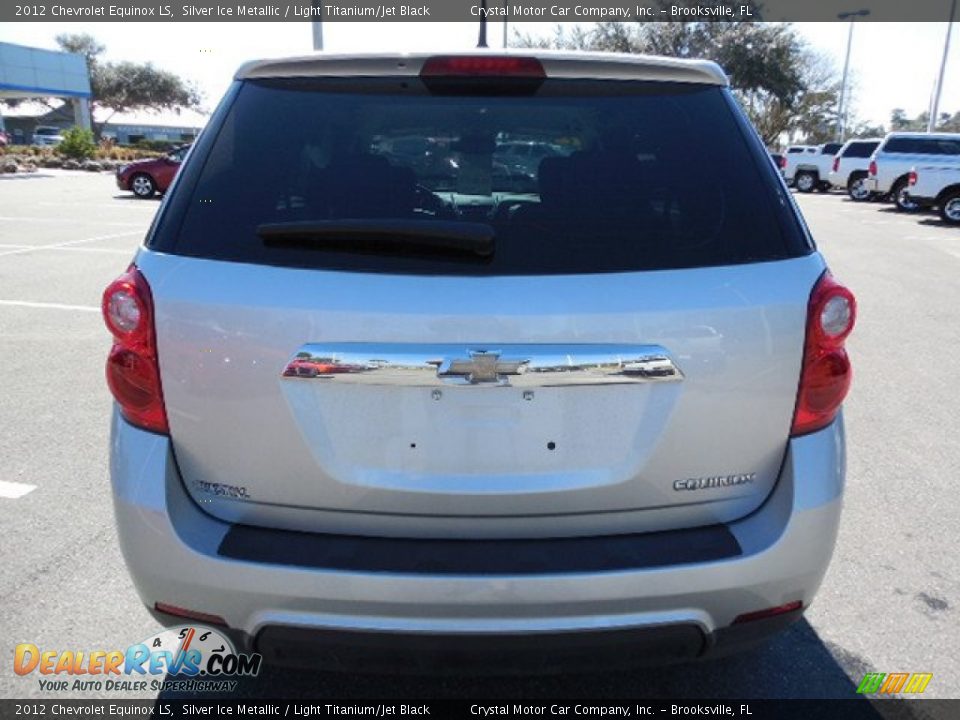 2012 Chevrolet Equinox LS Silver Ice Metallic / Light Titanium/Jet Black Photo #8