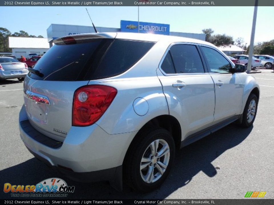 2012 Chevrolet Equinox LS Silver Ice Metallic / Light Titanium/Jet Black Photo #9