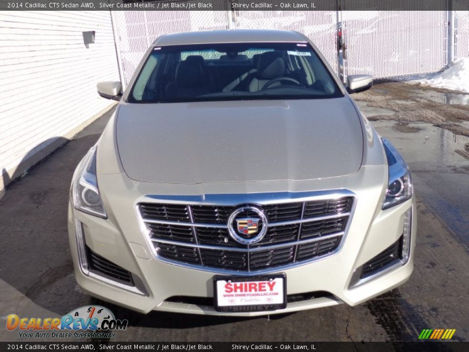 2014 Cadillac CTS Sedan AWD Silver Coast Metallic / Jet Black/Jet Black Photo #2