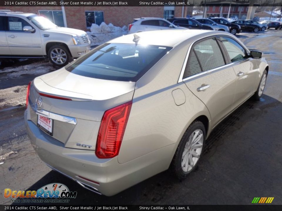 2014 Cadillac CTS Sedan AWD Silver Coast Metallic / Jet Black/Jet Black Photo #4