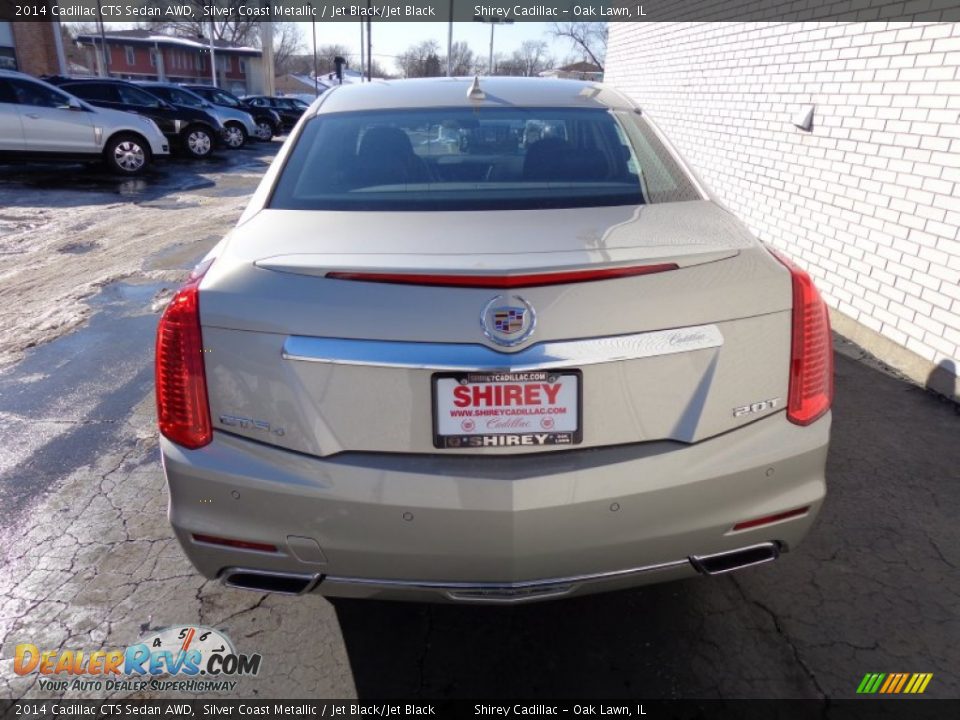 2014 Cadillac CTS Sedan AWD Silver Coast Metallic / Jet Black/Jet Black Photo #5